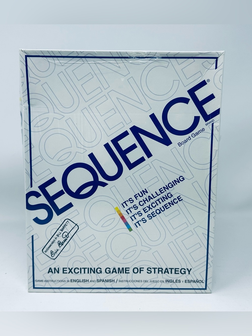 Sequence Original Board Game with Folding Board Cards & Chips by Jax 1995 Sealed